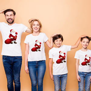 Directo <span class=keywords><strong>de</strong></span> fábrica <span class=keywords><strong>de</strong></span> Navidad <span class=keywords><strong>de</strong></span> padre-hijo <span class=keywords><strong>de</strong></span> ropa impresión linda <span class=keywords><strong>familia</strong></span> juego Camiseta <span class=keywords><strong>de</strong></span> manga corta - Product Image 3