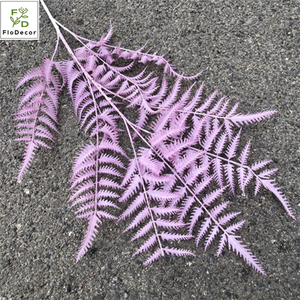 Foglie di Felce Artificiali Colorate <span class=keywords><strong>in</strong></span> Plastica, Foglie Rosa e Blu per Decorazioni di Matrimoni, Casa e Hotel - Product Image 6