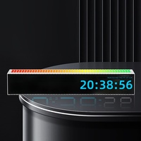 Kreativer LED Digitaler Plastik-Dauerkalender mit 24-Stunden-Anzeige, Lichtsensor, Externe Stromversorgung, Schlichtes Design, Heim-Radio