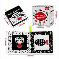 Jouet pour bébé en noir et blanc à fort contraste, jouet sensoriel Montessori pour nouveau-né, 0 2 3 4 5 6-12 mois