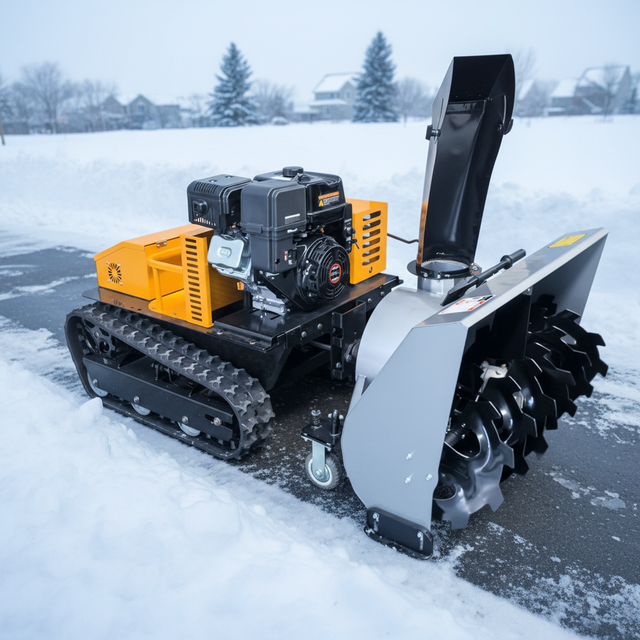 High Quality Remote Control Mower Road Greening Electric Start Remote Control Mower New Model Wireless Snowplow Robot Lawn Mower