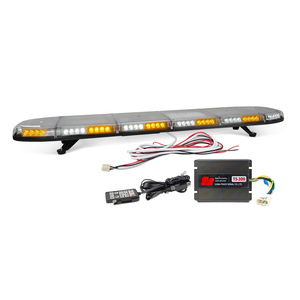 Feux d'avertissement LED pour <span class=keywords><strong>toit</strong></span> <span class=keywords><strong>de</strong></span> voiture 51 pouces 130 cm, feux clignotants rouge bleu blanc, lumière stroboscopique verte ambre pour <span class=keywords><strong>toit</strong></span> <span class=keywords><strong>de</strong></span> voiture ou <span class=keywords><strong>de</strong></span> camion - Product Image 3