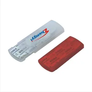 Plester luka elastis sekali pakai cetakan khusus kemasan kotak plastik pita pertolongan medis dibuat di Tiongkok