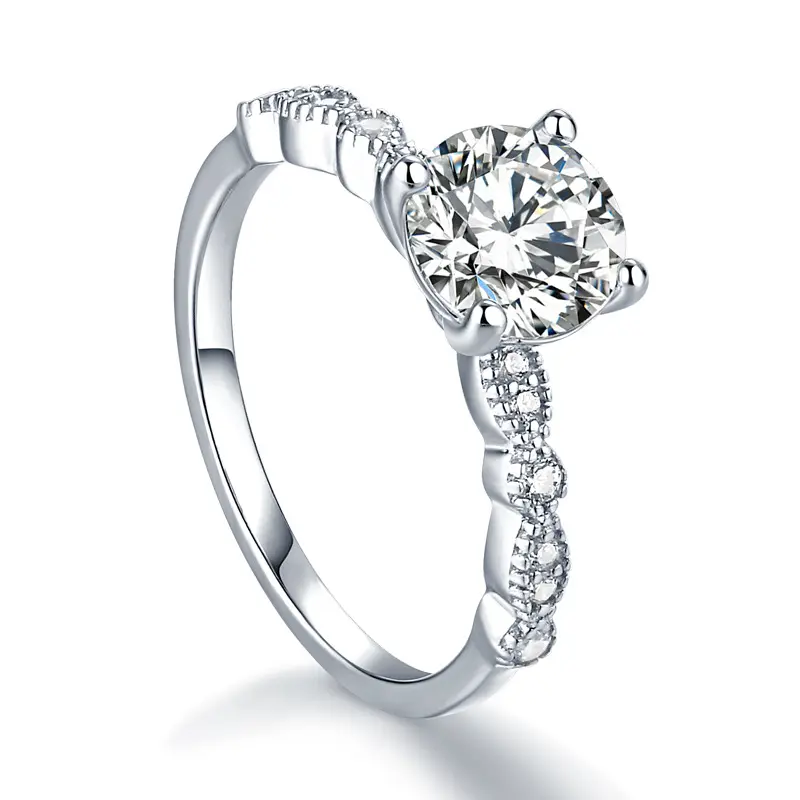 Dylam केवल आप के लिए 925 स्टर्लिंग चांदी के छल्ले शादी की अंगूठी गुलाब सोने की हीरे की महिलाओं की सगाई प्रेमी के लिए Bling अनंत काल अंगूठी