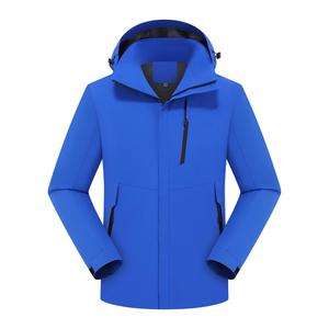 <b>Men's</b> Outdoor <b>Waterproof</b> and Windproof Shell <b>Jacket</b> for Spring and Autumn Weather Resistant Clothing Outdoor Down <b>Jacket</b> - Product Image 4