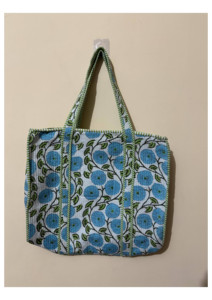 Sac fourre-tout matelassé en coton à prix de gros, ensemble de sacs faits main personnalisés, sac de marché, sac à bandoulière pour femmes, sacs d'usage quotidien - Product Image 2