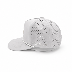 Wholesale Blank 5 Panel Hydro Laser Cut Hole Perforated Golf Cap Quick Dry Breathable Custom Logo Design Outdoor - Product Image 5