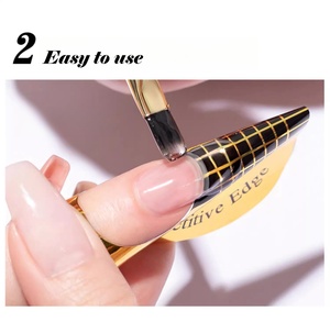 Soso เจลทาเล็บแบบแข็งสีชมพูใสสีขาวขนาด100กรัมเจลทาเล็บแบบกันแสงยูวีสำหรับตกแต่งเล็บ - Product Image 4