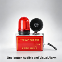 Alarme sonore et lumineuse à un bouton, voyant d'avertissement de circulation, un signal d'avertissement puissant pour de nombreux lieux