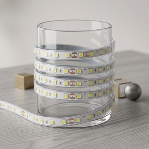 Bande lumineuse souple flexible 24V 5050 IP67 étanche, 60 LED, lumière verte et blanche 6000K, basse tension, haute luminosité - Product Image 6