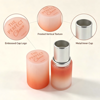 Blush Foundation Stick 5g Kemasan Tabung Bulat Plastik Anti Tumpah Desain Sederhana Concealer Oranye Kuning Highlighter Illuminator