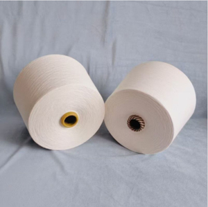 Trung Quốc nhà máy của vòng Spun Carded cvc50/50 32S pha trộn bông polyester sợi 50/50 thành phần - Product Image 1
