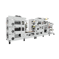 Nouvelle presse d'impression flexographique automatique 5 couleurs avec système de séchage UV, vitesse d'impression de 80 m/min et garantie d'un an pour les étiquettes
