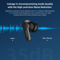 Wooask M3 Language Translator Earbuds,144 langues, dispositif de traduction bidirectionnel en temps réel, pas besoin de WiFi, pour les voyages d'affaires