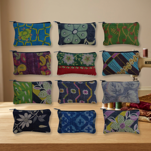 Wholesale Unique Pattern Floral Design Kantha <b>Wallet</b> - Product Image 3