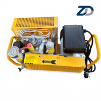 Compresseur d'air haute pression portable 100L/min 300Bar 4 étapes EN12021 CE pour la plongée sous-marine, la lutte contre les incendies, le paintball et l'utilisation industrielle