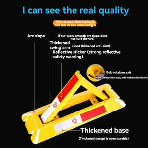 Prezzo di fabbrica su auto personale pieghevole riservata blocco spazio blocco barriere stradali categoria di prodotto - Product Image 2