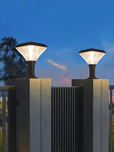 Luz solar regulable LED Pilar Aluminio fundido a presión 3000K Blanco cálido para camino Precio al por mayor - Product Image 4