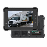 Tablet PC Android 13 7 inci tahan air IP67, Octa Core, kecerahan tinggi 1000 Nits, solusi kamera CAN Bus untuk panduan visual traktor