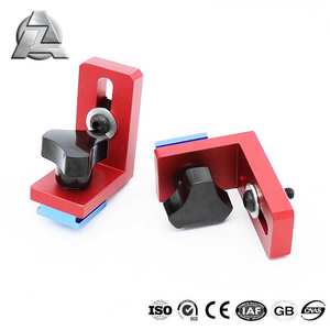 Mitre Ttrack Stop T Slot T Tracks Travail du bois DIY Supports coulissants Type T-tracks <span class=keywords><strong>Menuiserie</strong></span> T-slot Connecteur Rail Chute Backing - Product Image 2