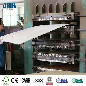 JHK-009-1 panel pintu utama putih halus Primer putih untuk dijual panel pintu serbaguna panel pintu HDF pabrik Tiongkok