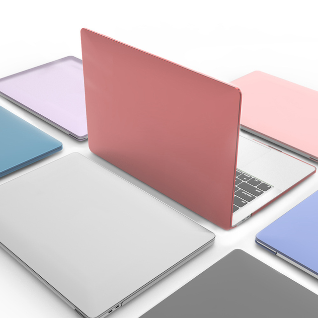 Hot Sale Crystal Transparent Laptop Sleeves Case for MacBook Pro 13 15 16" PC Hard Shell Shockproof Case for MacBook Air