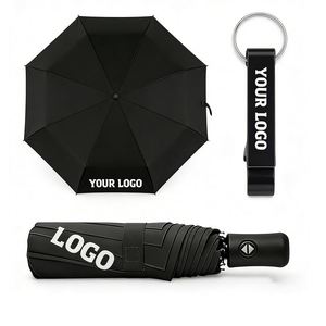 Parapluies promotionnels personnalisés en gros avec logo pour événements professionnels, cadeaux, protection UV, parapluies durables - Product Image 1