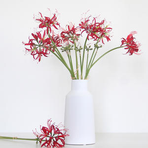 Equinox <span class=keywords><strong>fleur</strong></span> de soie, fleurs de <span class=keywords><strong>higanbana</strong></span> artificielles pour la décoration de vase de maison - Product Image 2