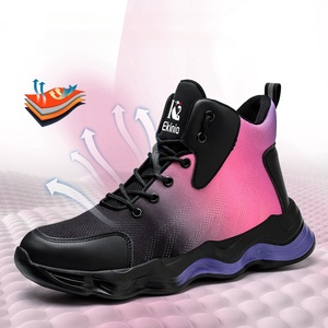 Bottes de sécurité Classiques La Mode Pour hommes ET femmes, chaussures de travail souples, confortables ET respiantes. - Product Image 3