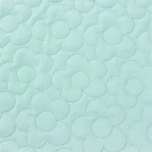 100% polyester tissu matelassé coton tissu 300T taffetas tissu imperméable broderie pour enfant enfants doudoune