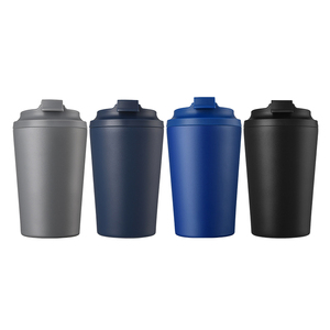 Promoción Popular regalo <span class=keywords><strong>termo</strong></span> taza de café precio de compra a granel acero inoxidable 304 aislado a prueba de fugas tapa abatible impresión personalizada taza de café - Product Image 5