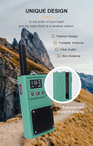 Walkie Talkie Convencional de Uso Diario, Radio Bidireccional Portátil, Conjunto de Comunicación - Product Image 5