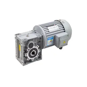 high precision 90 degree big ratio helical hypoid gear box with electric motor