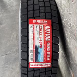 Neumáticos para Camiones Pesados, Nuevos, Radiales, con Cámara, 12R22.5, Resistentes al Balasto, Certificados por DOT/ECE, Venta al por Mayor - Product Image 1