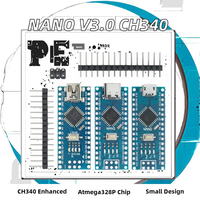 Papan Pengembangan Mikrokontroler Nano V3.0 Versi CH340 yang Ditingkatkan dengan Atmega328P
