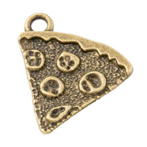 DIY compuesto de aleación de Zinc accesorios de joyería colgante <span class=keywords><strong>Pizza</strong></span> Zakka venta al por mayor directo de fábrica 1461 - Product Image 5