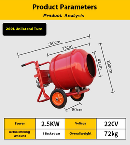 Venta Directa de Fábrica, Mezcladora de <span class=keywords><strong>Mortero</strong></span> Portátil, Mezcladora de <span class=keywords><strong>Concreto</strong></span>, Mezcladora de Cemento Pequeña - Product Image 4