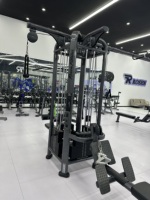 Máquina de Gimnasio de Calidad Premium para Entrenamiento de Fuerza, Multi-Jungle con Polea Doble y Sistema de Pesas
