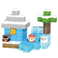 Cube magnétique 52 pièces Iceberg UV couleur impression jouet 2cm bloc de construction magnétique carré bac à sable de glace éducatif pour les enfants