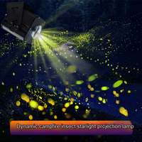 Lumière laser Firefly 5W, LED réglable, effet dynamique, IP65 étanche, extérieur, pour parc, jardin, place, éclairage d'ambiance