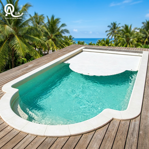 Cubierta de Seguridad Automática para Piscina, Ajustable, Resistente a los Rayos UV, Sistema Retráctil para Proyectos de Piscinas en Villas y Hoteles - Product Image 1