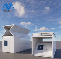 Conteneurs pliables modulaires préfabriqués de Chine, 20 pieds, 40 pieds, pour maisons, bureaux, maisons miniatures, à vendre