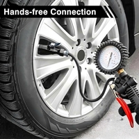 Connecteur d'air verrouillable en cuivre moulé avec conception à deux griffes en acier pour valve de pneu, raccord universel 1/4" F-NPT, compatible avec plusieurs deux cylindres