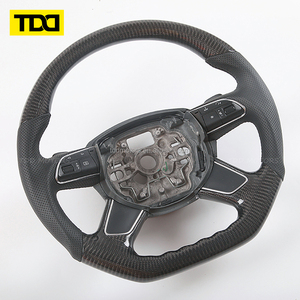 พวงมาลัยคาร์บอนไฟเบอร์แท้ TDD สำหรับ Audi A6c7 A8d3 Q7 A7 A4 - Product Image 2