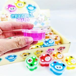 Unique Design 48 Pack Kids <b>Bubble</b>-Blowing Crystal Party Favor Cat Paw Shape Colorful <b>Mini</b> Slime Toys - Product Image 3