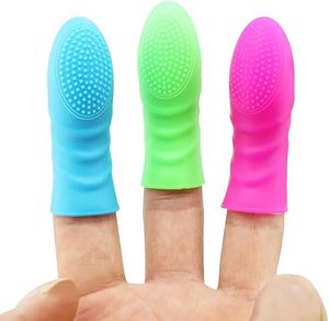 Manica per dita in Silicone diteggiatura giocattoli sessuali, G-spot massaggio prostatico masturbazione Clit stimolatore per donne uomini e coppie - Product Image 5