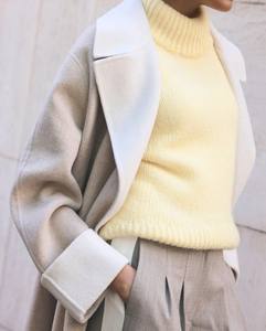 Manteau trench croisé en mélange laine/polyester, manches évasées, col rabattu, décontracté, extra long, design hiver, coupe-vent - Product Image 6