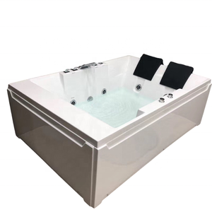 Bañera de hidromasaje de lujo Jacuzzier 2 personas Jakusi Whirlpool acrílico interior bañera familiar con función de hidromasaje - Product Image 1
