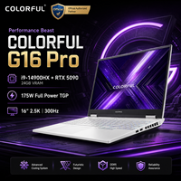 Colorful 16 Inch I9 13th 14th Gen RTX 5070Ti 5090 Top Ranking Brand New Creative E-sports Solution Wholesale PC Game Laptop