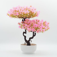 Mini arbre artificiel de pin de bienvenue en pot, éco-responsable, moderne et luxueux, pour intérieur et extérieur, Thanksgiving, pour dropshipping